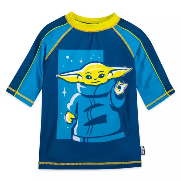 Disney Other - DISNEY Star Wars: The Mandalorian Grogu Rash Guard, NWT